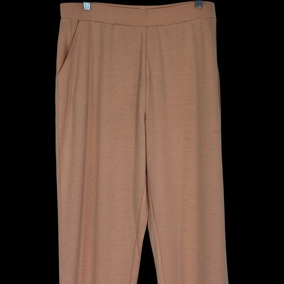Eaze Wear by Antthony Pull On Pants XL Peach Stretch Knit Lounge Travel NWT - Picture 6 of 11
